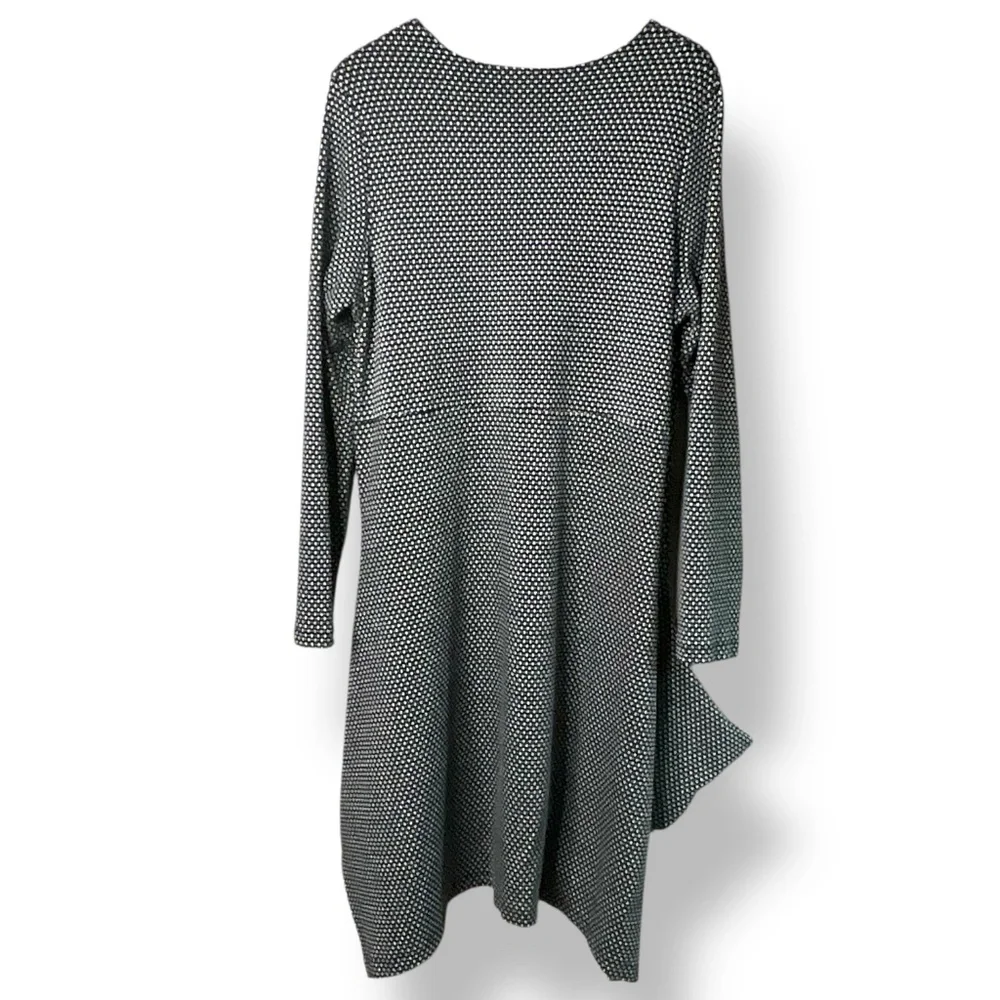 bryn Walker Heather Charcoal Handkerchief-Hem Mini Dress - Picture 4 of 11
